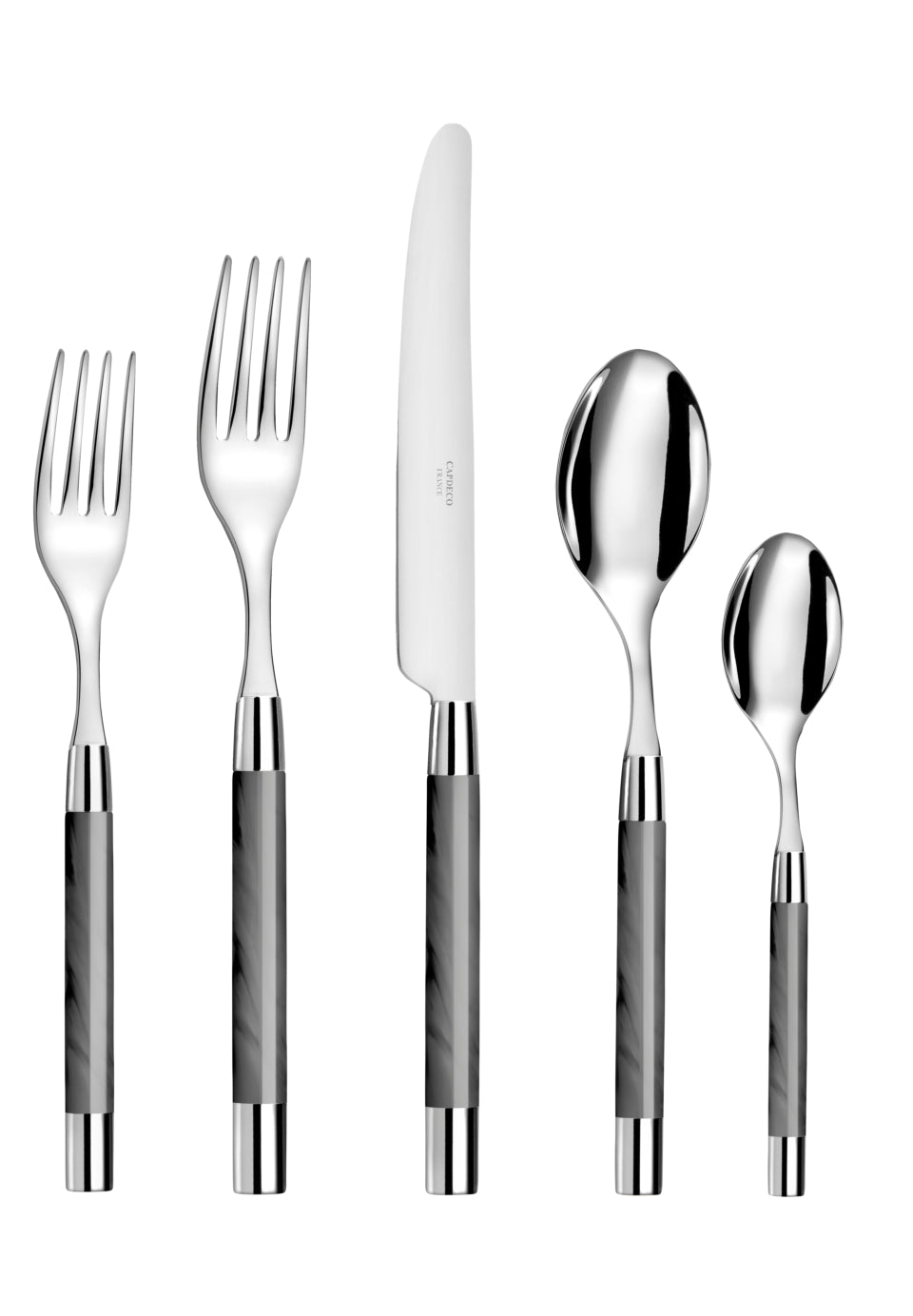 Conty Grey Five-Piece Place Setting