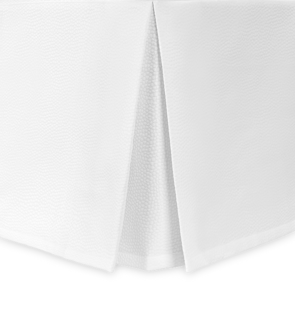 Matouk Eden Bed Skirt, White