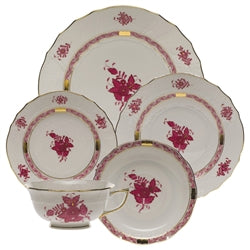 Herend Chinese Bouquet Raspberry Dinnerware – The Little House Shop