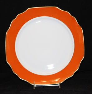 Georgian Colorsheen Orange Dinner Plate