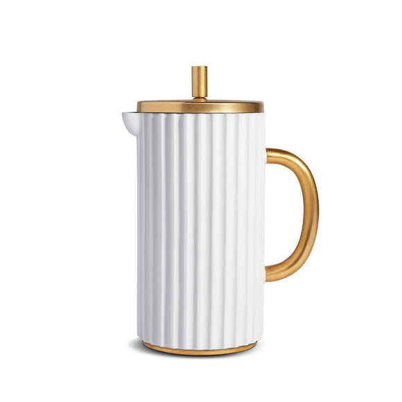 Ionic French Press, White