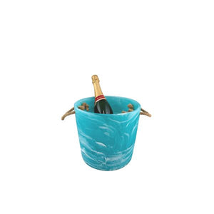 Ice Bucket, Aqua Swirl