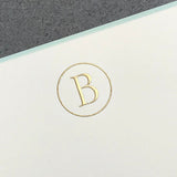 Initial Letter B Note Cards