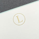 Initial Letter L Note Cards