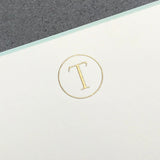Initial Letter T Note Cards