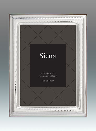 Siena Hammered Bezel Border Sterling Frame