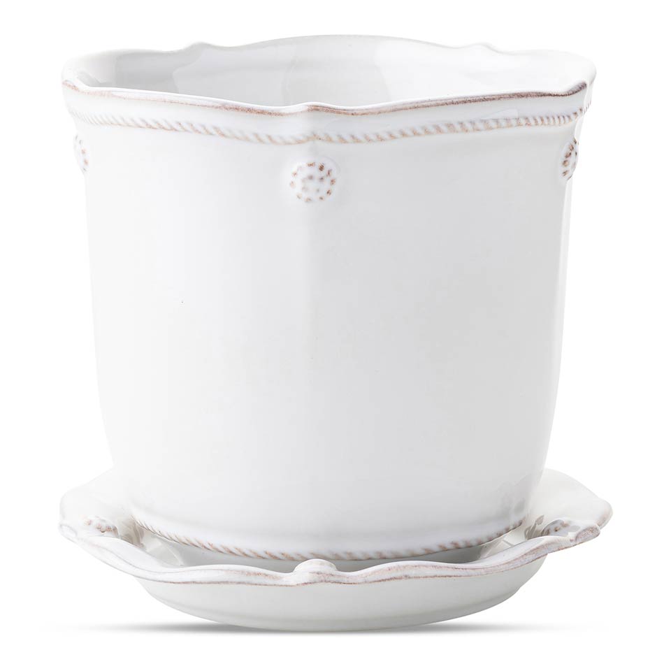 Juliska Berry and Thread Whitewash Planter 5.25"