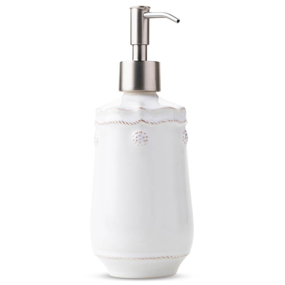 Juliska Soap/Lotion Dispenser B&T Whitewash