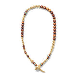 Serpentina Jeweled Lariat Necklace