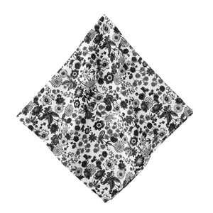 Juliska Field of Flowers Napkin - Black