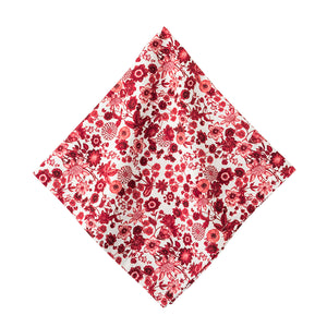 Juliska Field of Flowers Napkin - Ruby