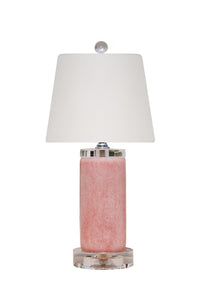 Rose Quartz Lamp & Shade