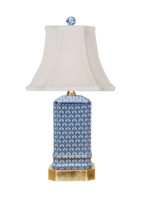 Blue & White Mini Table Lamp