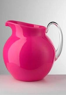 Palla Flou Pitcher, Fuchsia