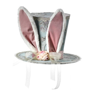 Paisley & Velvet Bunny Ear Hat 11"