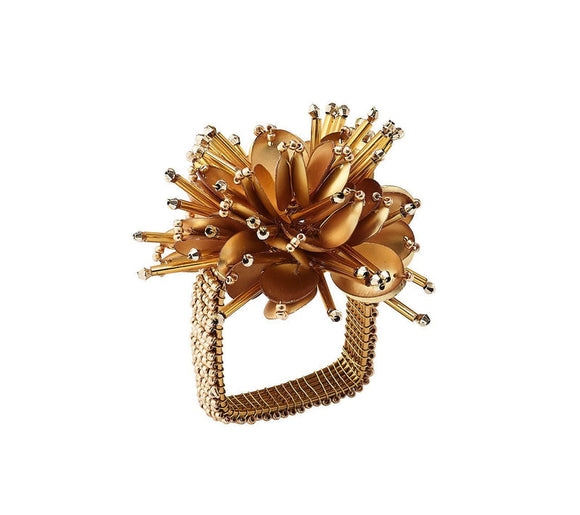 Kim Seybert Starburst Napkin Ring - Gold