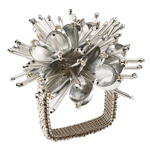 Kim Seybert Starburst Napkin Ring - Silver