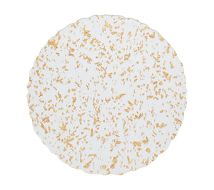 Kim Seybert Stardust Placemat - Clear & Gold