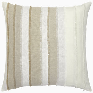 John Robshaw Fringed Natural Decorative Pillow