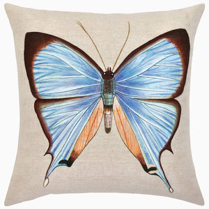 John Robshaw Lapis Butterfly Decorative Pillow
