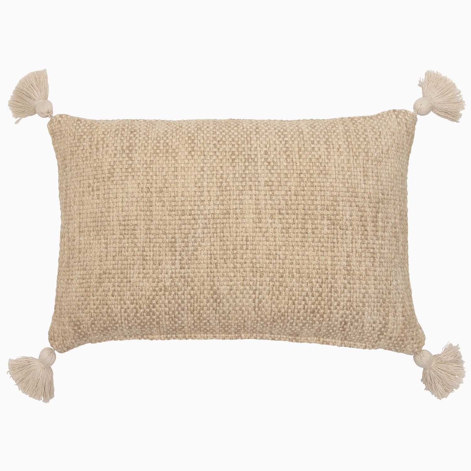 John Robshaw Woven Sand Kidney Pillow w/ Insert