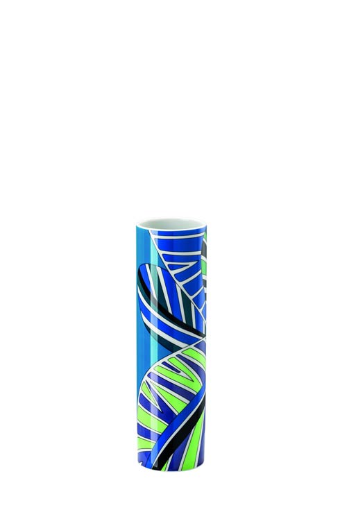 Pucci Collection Vase 9 in. Palm Leaves #02