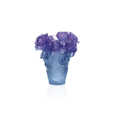 Blue and Purple Vase Rose Passion