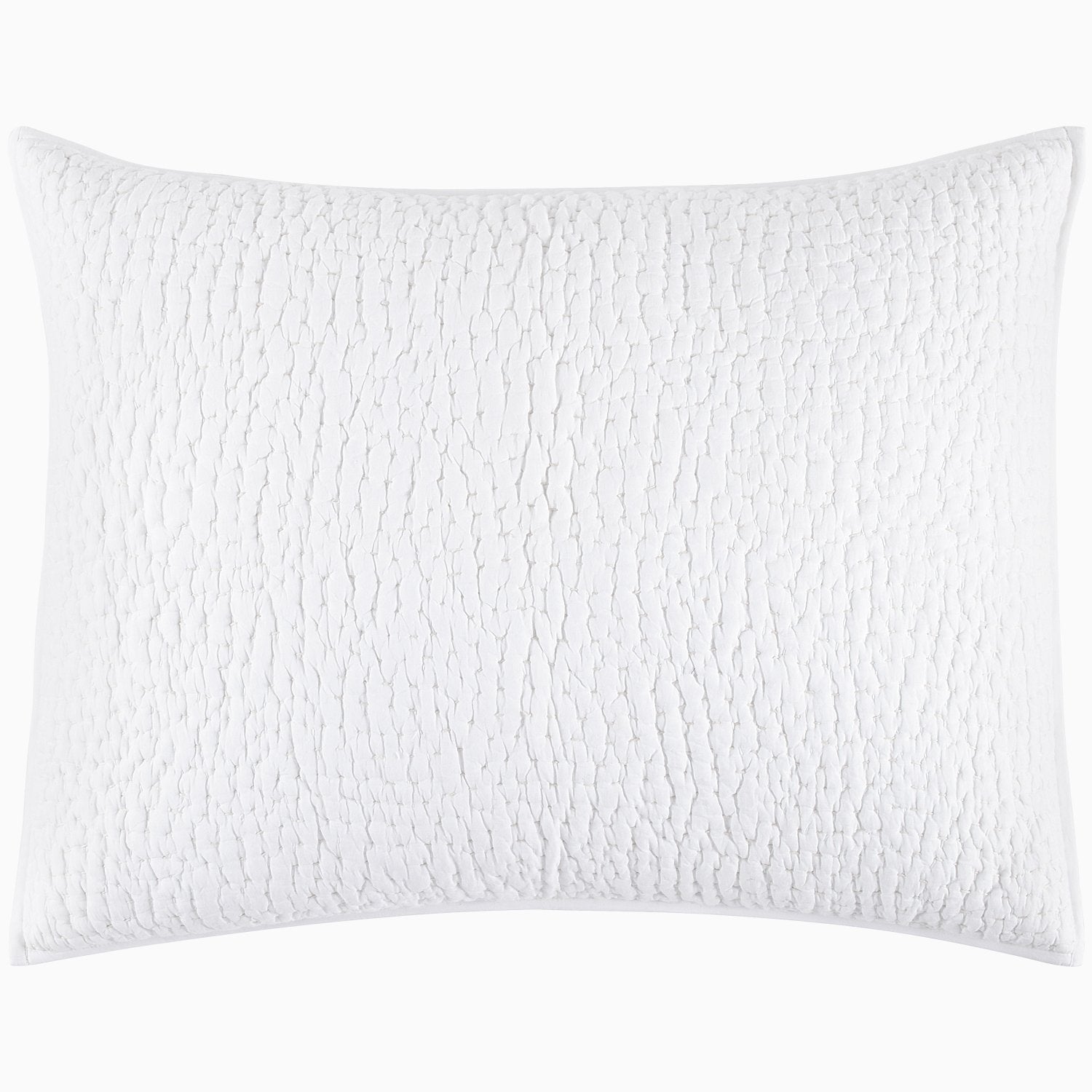 John Robshaw Hand Stitched Euro Sham, White