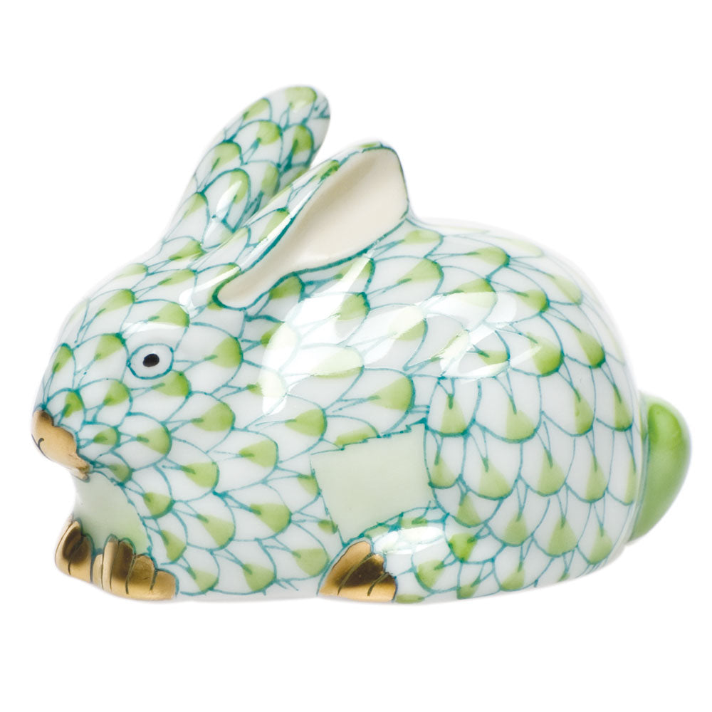 Herend Miniature Lying Rabbit