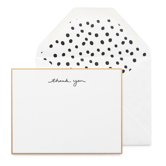 Scatter Dot Thank You Note Set