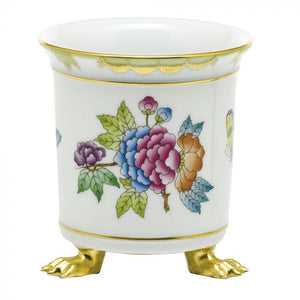 Herend Queen Victoria Mini Cachepot with Feet