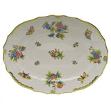 Herend Queen Victoria Green Serveware