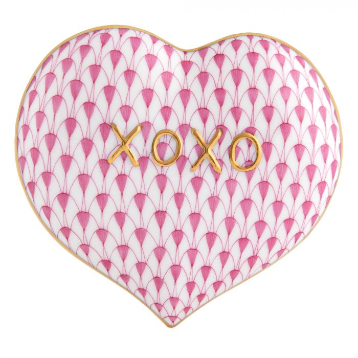 Herend Hugs & Kisses Heart