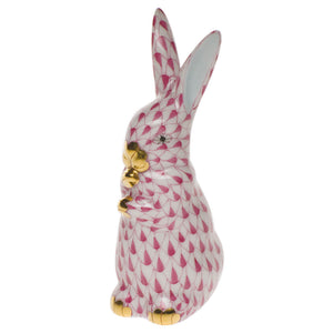 Herend Standing Bunny - Raspberry