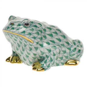 Herend Frog, Green