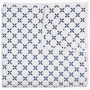 John Robshaw Layla Indigo Coverlet, King