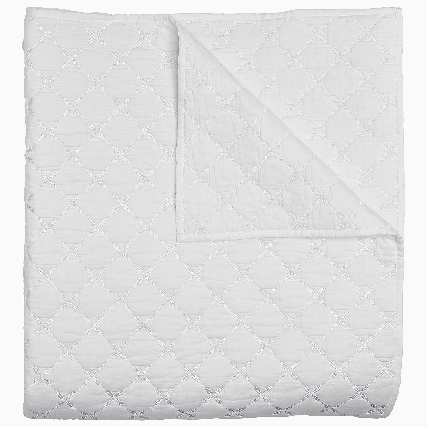 John Robshaw Layla White Quilt, Twin