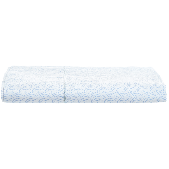 John Robshaw Ramra Light Indigo Flat Sheet, King