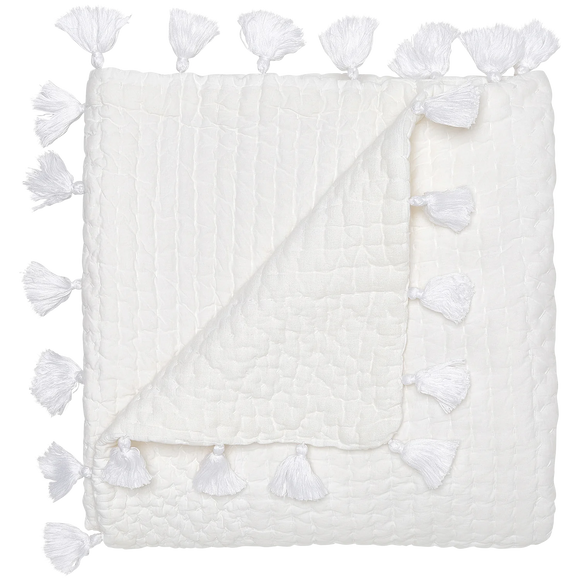 John Robshaw Sahati White Throw