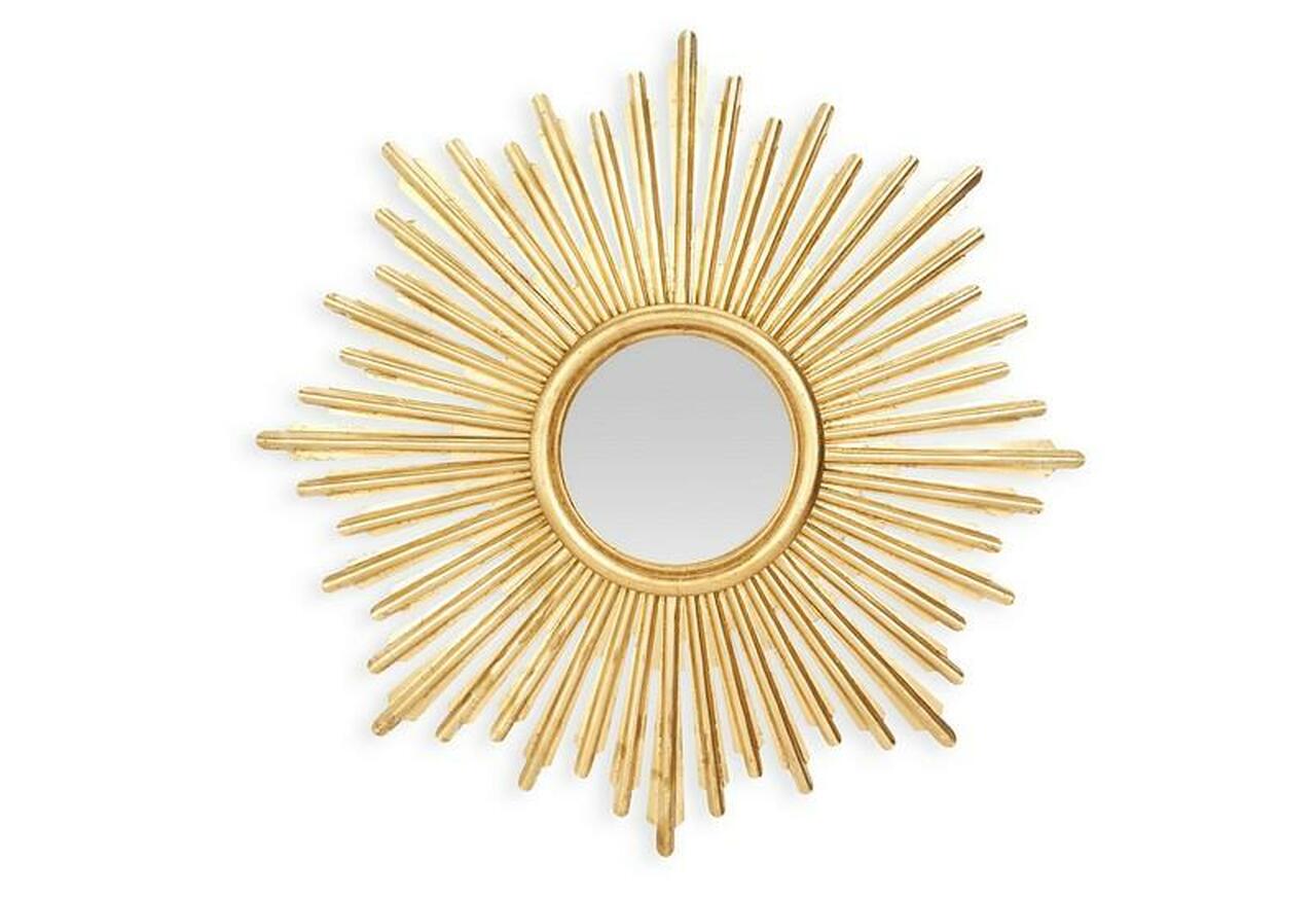 Antique Gold Sunburst Mirror