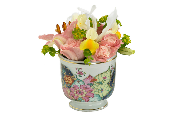 mottahedeh tobacco leaf vase Mottahedeh Tobacco Leaf Small Cachepot mottahedeh tobacco leaf vase Mottahedeh Tobacco Leaf Small Cachepot