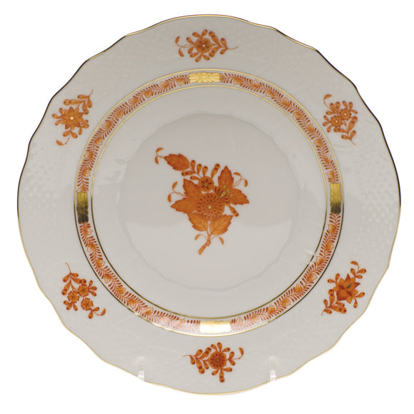 Herend Chin. Bouq., Salad Plate, RUST
