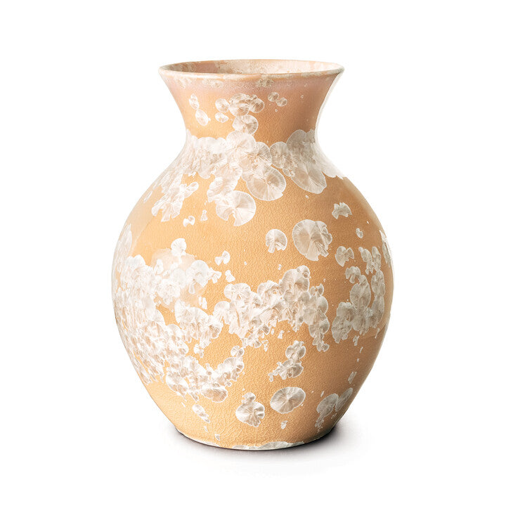 Simon Pearce Sunset Curio Crystalline Vase (Medium)