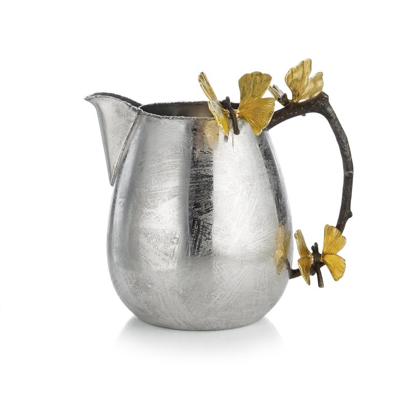 Michael Aram Butterfly Ginkgo Pitcher - Thumbnail 3