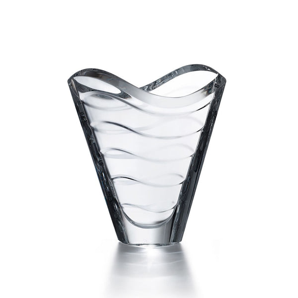 Baccarat ウェーブフラワーベース バカラ 『フラワーベース ウェーブ』 ｜骨董品買取 緑和堂