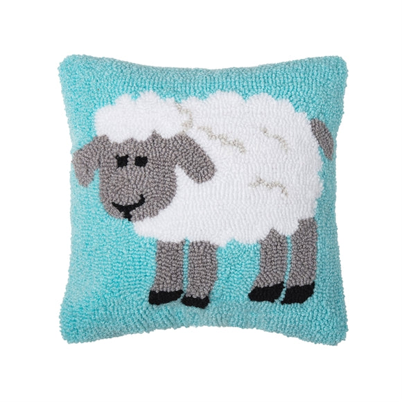 Sheep Hooked Pillow