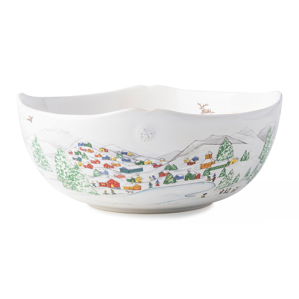 Juliska 10" Serving Bowl Berry and Thread North Pole - Thumbnail 2