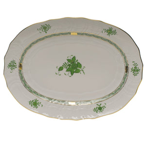 Herend Chinese Bouq., Platter, GREEN
