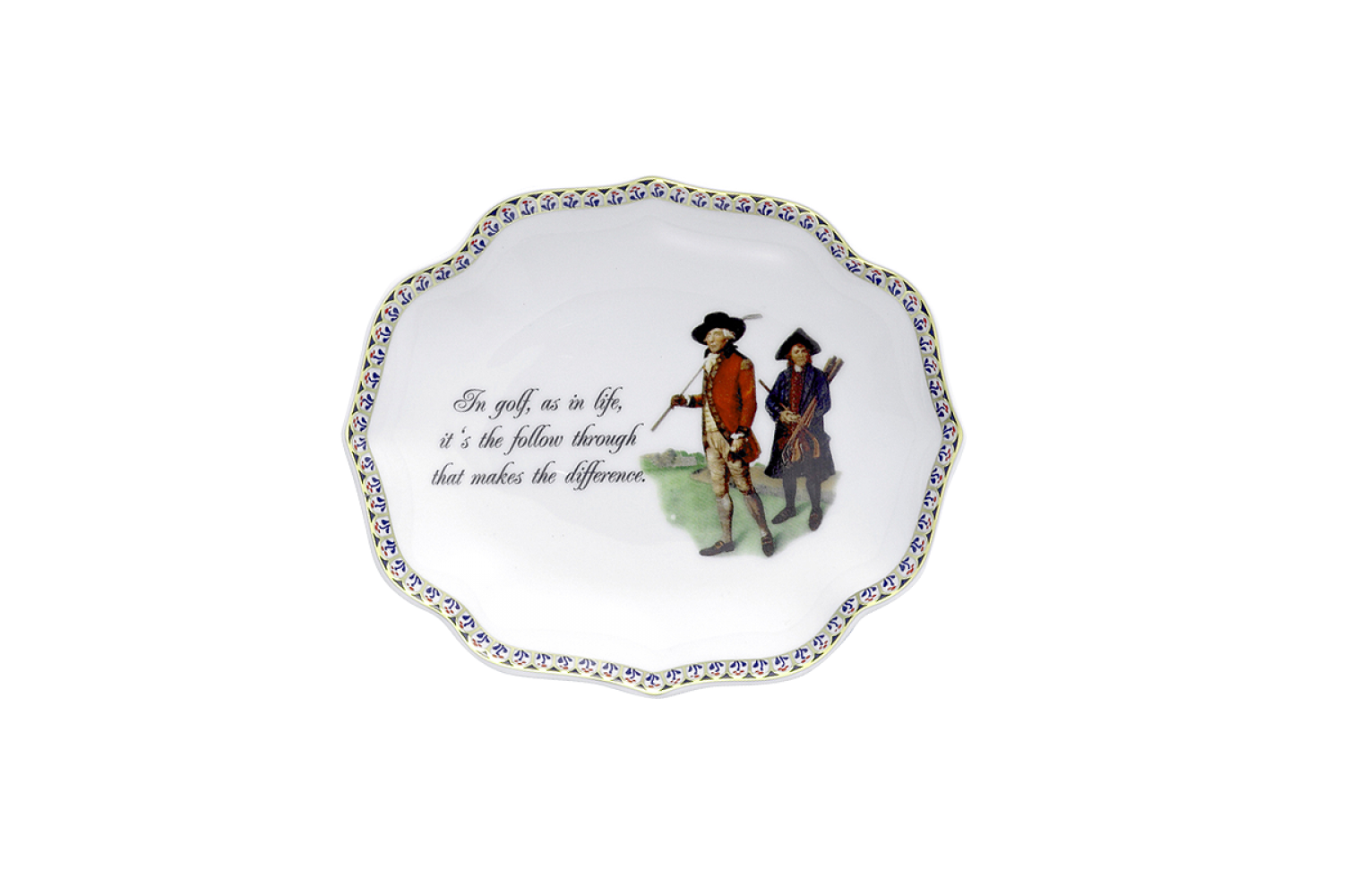 Mottahedeh Fairway of Life Golf Ring Tray - Thumbnail 3