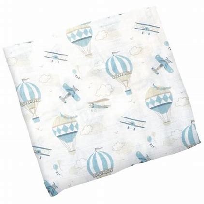 Muslin Blanket, Hot Air Balloon/Airplane